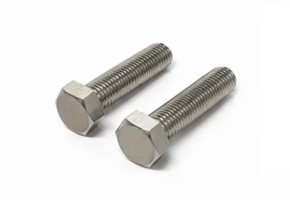 Alloy 800 hex lag screws supplied by Unifit Fastener